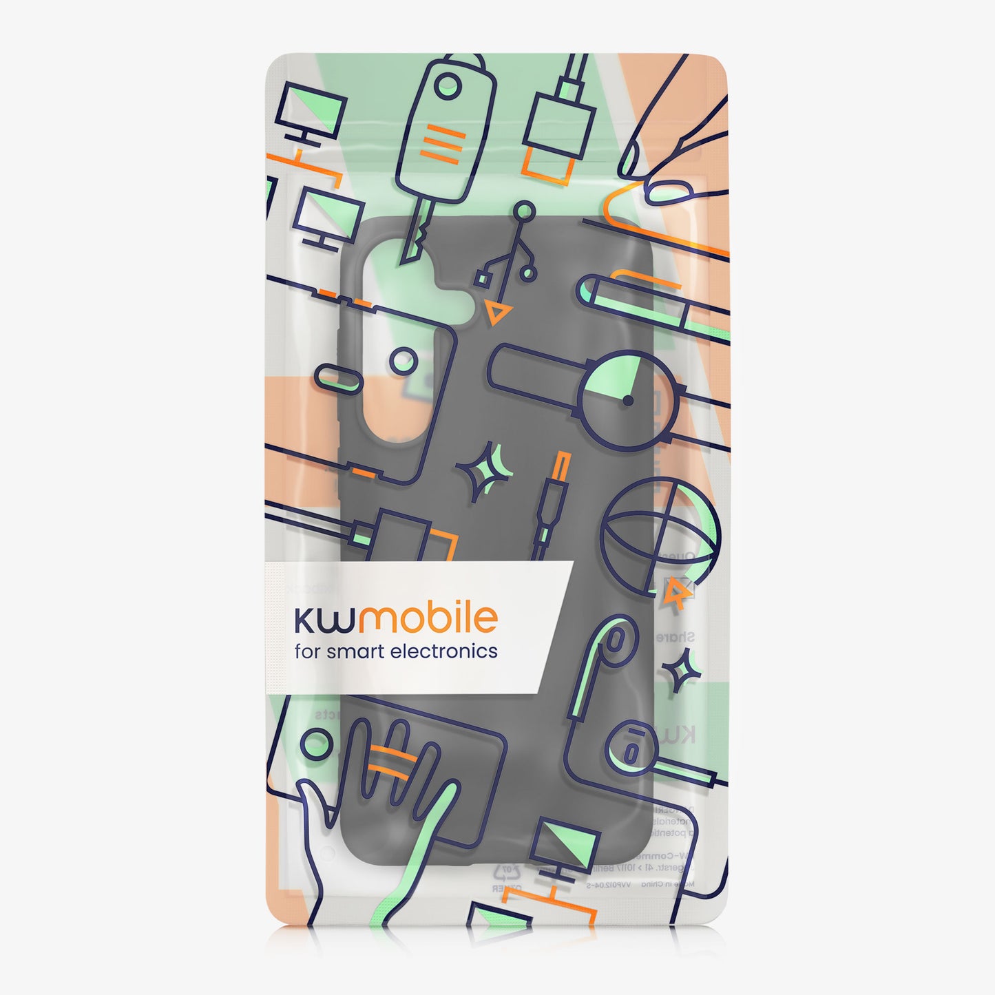 kwmobile Case for Samsung Galaxy S25 FE - Wireless Charging - Protective Cover