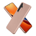 kwmobile Case kompatibel mit Samsung Galaxy S25 FE Hülle - Schutzhülle aus Silikon metallisch schimmernd - Handyhülle Metallic Rosegold Metallic Rosegold  