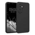 kwmobile Handyhülle kompatibel mit Samsung Galaxy A56 5G Hülle - gummierte Handy Case aus Silikon in Dunkelgrau Dunkelgrau  