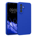kwmobile Handyhülle kompatibel mit Samsung Galaxy A56 5G Hülle - gummierte Handy Case aus Silikon in Baltik Blau Baltik Blau  