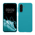 kwmobile Hülle kompatibel mit Samsung Galaxy A17 4G / 5G Hülle - weiches TPU Silikon Case - Cover geeignet für kabelloses Laden - Petrol matt Petrol matt  