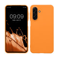 kwmobile Hülle kompatibel mit Samsung Galaxy A17 4G / 5G Hülle - weiches TPU Silikon Case - Cover geeignet für kabelloses Laden - Fruity Orange Fruity Orange  