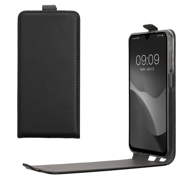 kwmobile Schutzhülle kompatibel mit Samsung Galaxy A17 4G / 5G - Hülle Handy - Flip Case Handyhülle Schwarz Schwarz  
