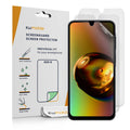 kwmobile 3x Folie matt kompatibel mit Samsung Galaxy A17 4G / 5G - Displayschutzfolie Schutzfolie - Displayschutz Displayfolie entspiegelt Matt Transparent  