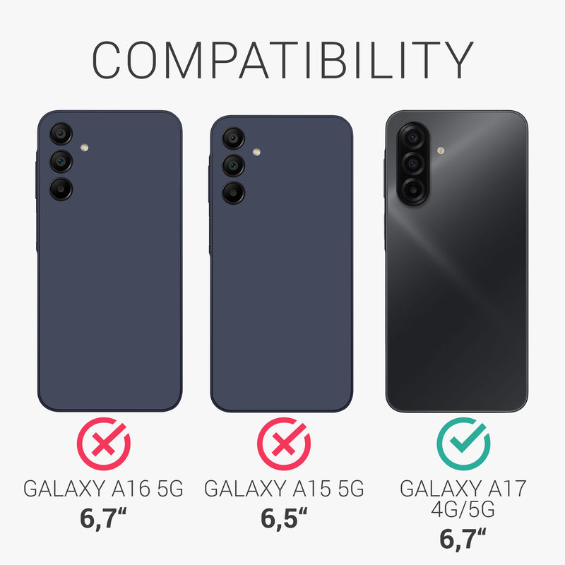 3x Matte Screen Protector compatible with Samsung Galaxy A17 4G / 5G