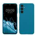 kwmobile Handyhülle kompatibel mit Samsung Galaxy A16 5G Hülle - Handy Case aus weichem Silikon in Karibikblau Karibikblau  