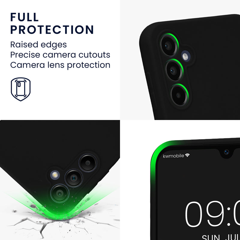 kwmobile Phone Case for Samsung Galaxy A14 5G - Soft Silicone Case - Protective Cover