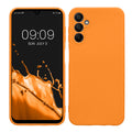 kwmobile Handyhülle kompatibel mit Samsung Galaxy A14 5G Hülle - Handy Case aus weichem Silikon in Fruity Orange Fruity Orange  