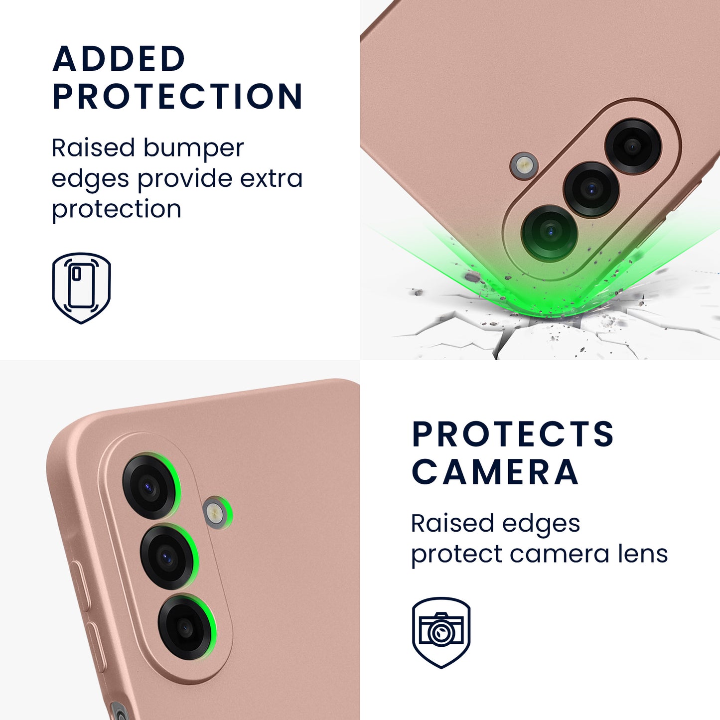 kwmobile Silicone Phone Case for Samsung Galaxy A17 4G / 5G - Soft Cover