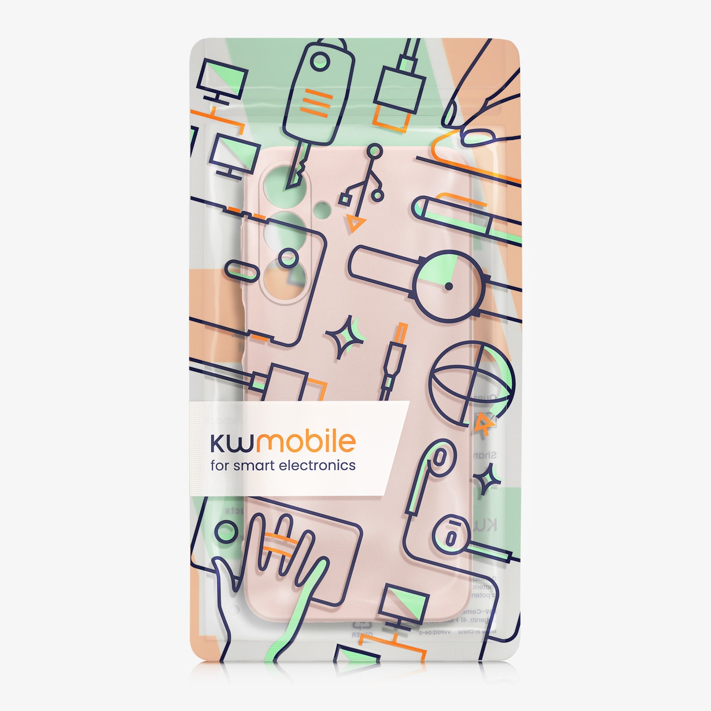 kwmobile Phone Case for Samsung Galaxy A16 5G - Soft Silicone Case Metallic Shimmering - Protective Cover