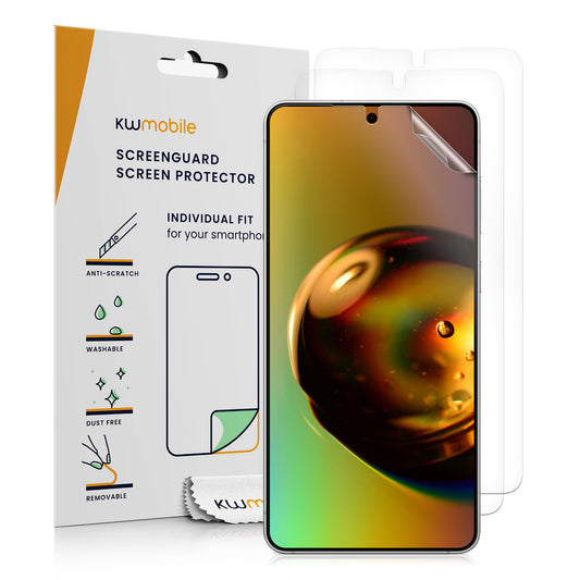 kwmobile 3x Displayschutzfolie kompatibel mit Samsung Galaxy S26 Ultra Folie - klare Schutzfolien Set in transparent Transparent  