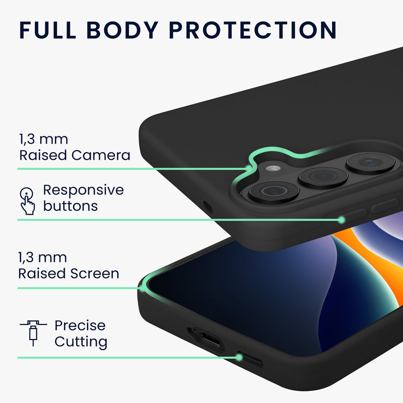kwmobile Phone Case for Samsung Galaxy S26 Plus Case - Silicone - Wireless Charging - Protective Cover