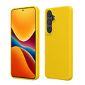 kwmobile Hülle kompatibel mit Samsung Galaxy S26 Plus Hülle - Silikon Handy Case - Handyhülle weiche Oberfläche - kabelloses Laden - Strahlend Gelb Strahlend Gelb  