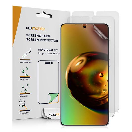 kwmobile 3x Folie matt kompatibel mit Samsung Galaxy S26 - Displayschutzfolie Schutzfolie - Displayschutz Displayfolie entspiegelt Matt Transparent  