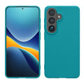 kwmobile Hülle kompatibel mit Samsung Galaxy S26 Hülle - weiches TPU Silikon Case - Cover geeignet für kabelloses Laden - Petrol matt Petrol matt  