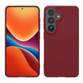 kwmobile Hülle kompatibel mit Samsung Galaxy S26 Hülle - weiches TPU Silikon Case - Cover geeignet für kabelloses Laden - Bordeaux Violett Bordeaux Violett  