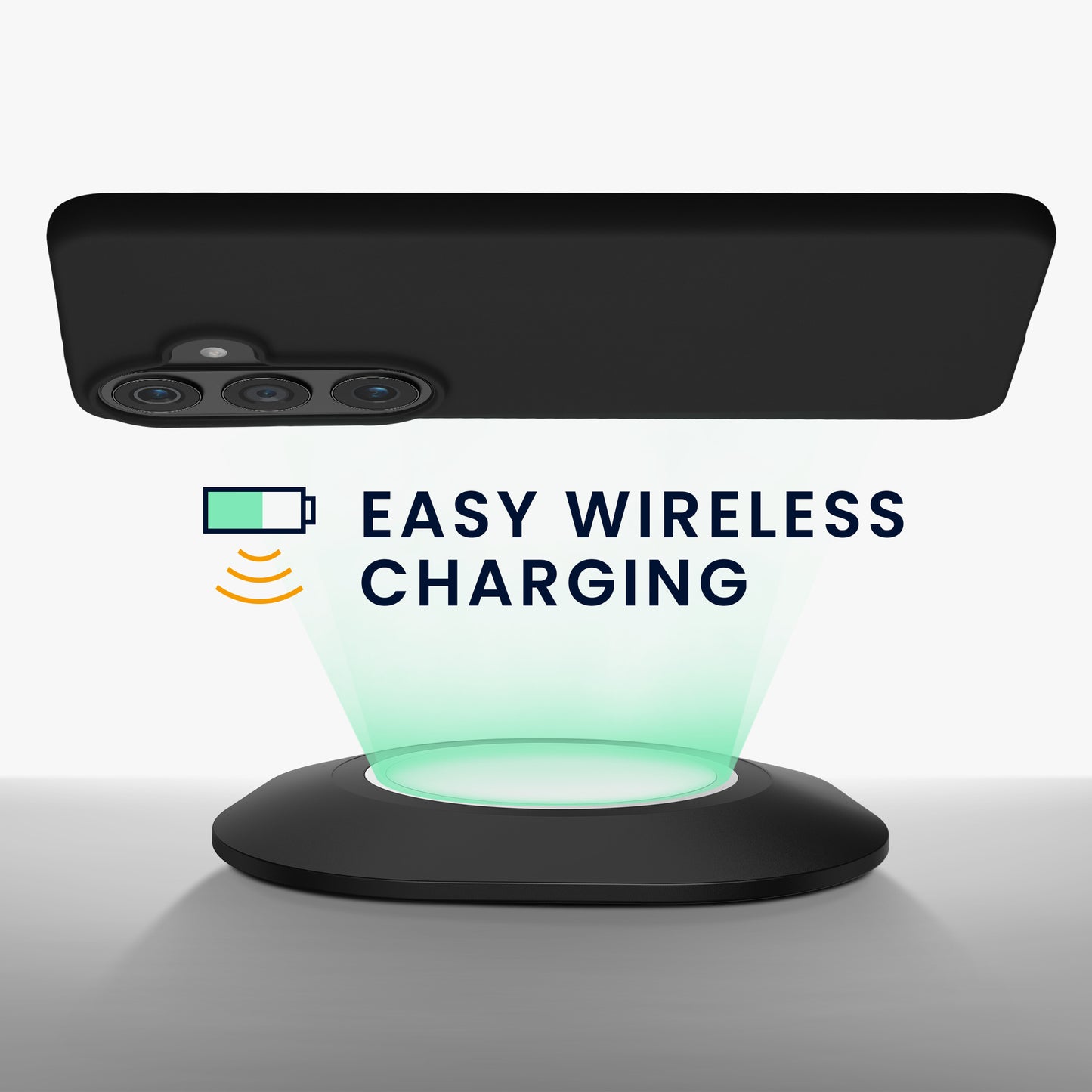 kwmobile Phone Case for Samsung Galaxy S26 Plus Case - Wireless Charging - Protective Cover
