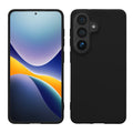 kwmobile Hülle kompatibel mit Samsung Galaxy S26 Plus Hülle - weiches TPU Silikon Case - Cover geeignet für kabelloses Laden - Schwarz Schwarz  