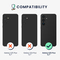 kwmobile Phone Case for Samsung Galaxy S26 Plus Case - Wireless Charging - Protective Cover