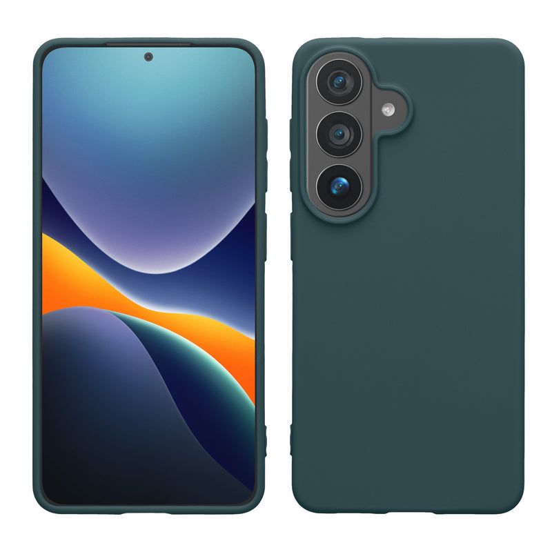 kwmobile Hülle kompatibel mit Samsung Galaxy S26 Plus Hülle - weiches TPU Silikon Case - Cover geeignet für kabelloses Laden - Dunkler Schiefer Dunkler Schiefer  