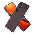 kwmobile Case kompatibel mit Samsung Galaxy S26 Hülle - Schutzhülle aus Silikon metallisch schimmernd - Handyhülle Metallic Brombeere Metallic Brombeere  