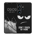 kwmobile Case Compatible with Samsung Galaxy S26 Ultra - Silicone Phone Cover - Don't touch my Phone