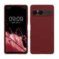 kwmobile Hülle kompatibel mit Sony Xperia 10 VII Hülle - weiches TPU Silikon Case - Cover geeignet für kabelloses Laden - Bordeaux Violett Bordeaux Violett  