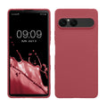 kwmobile Hülle kompatibel mit Sony Xperia 10 VII Hülle - weiches TPU Silikon Case - Cover geeignet für kabelloses Laden - Dark Rose Dark Rose  