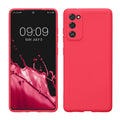 kwmobile Handyhülle kompatibel mit Samsung Galaxy S20 FE Hülle - Handy Case aus weichem Silikon in Neon Pink Neon Pink  