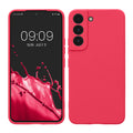 kwmobile Handyhülle kompatibel mit Samsung Galaxy S22 Hülle - Handy Case aus weichem Silikon in Neon Pink Neon Pink  