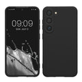 kwmobile Handyhülle kompatibel mit Samsung Galaxy S23 Hülle - Handy Case aus weichem Silikon in Schwarz Schwarz  