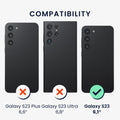 kwmobile Case for Samsung Galaxy S23 - Soft Mobile Phone Silicone Case - Protective Cover