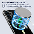 kwmobile Case Compatible with Samsung Galaxy S26 Phone Cover Hard Case with TPU Bumper Protective Case Compatible with MagSafe Camera Protection