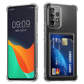 kwmobile Case with Card Slot Compatible with Samsung Galaxy A53 5G Soft Case Protective Cover