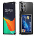 kwmobile Card Slot Case Compatible with Samsung Galaxy A54 5G - Soft Case - Protective Cover