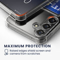 kwmobile Card Holder Case Compatible with Samsung Galaxy A55 5G - Soft Case - Protective Cover