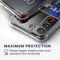kwmobile Case with Card Slot Compatible with Samsung Galaxy S22 Soft Case Protective Cover