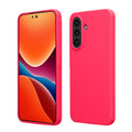 kwmobile Hülle kompatibel mit Samsung Galaxy A57 5G Hülle - Silikon Handy Case - Handyhülle weiche Oberfläche - kabelloses Laden - Neon Pink Neon Pink  