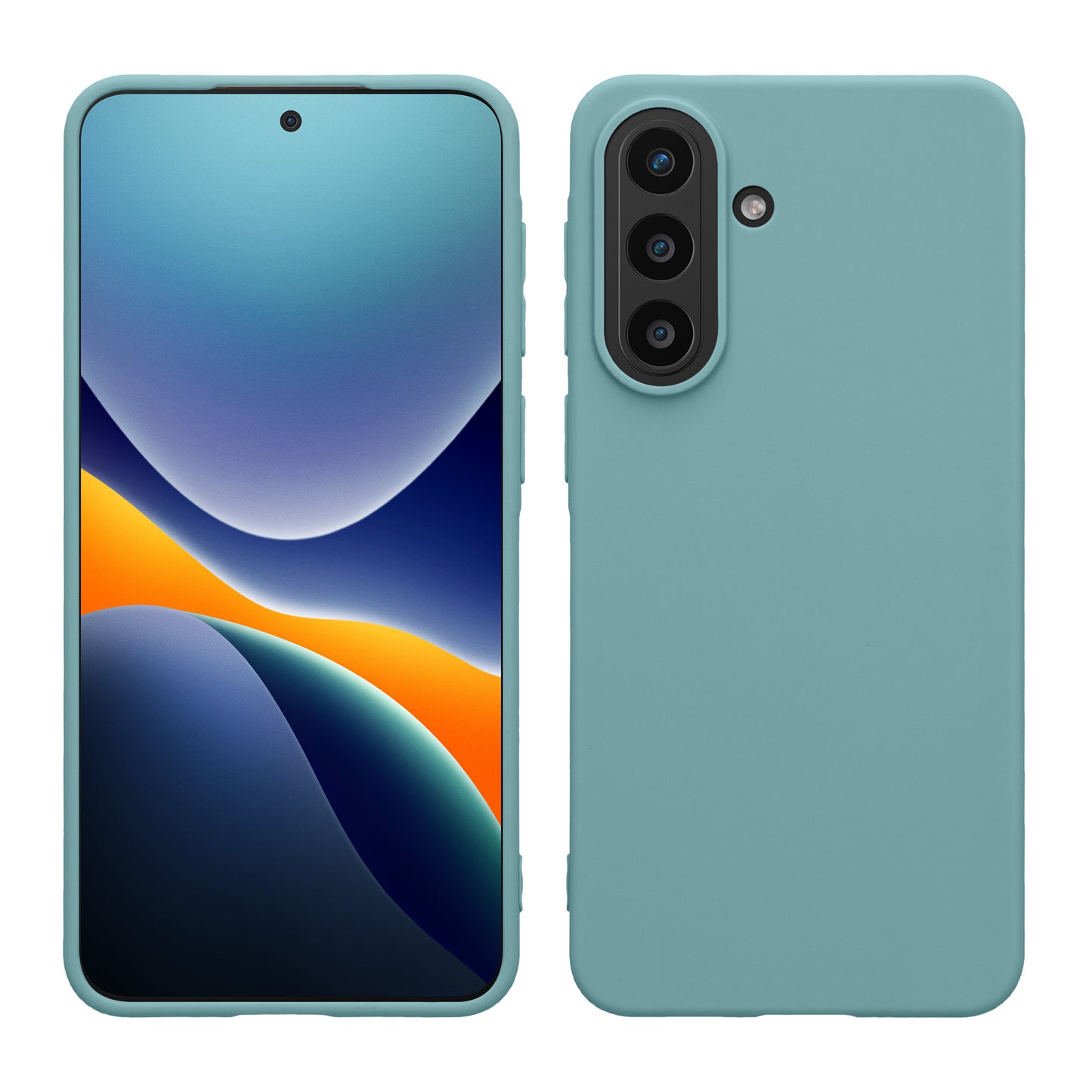 kwmobile Hülle kompatibel mit Samsung Galaxy A57 5G Hülle - weiches TPU Silikon Case - Cover geeignet für kabelloses Laden - Arctic Night Arctic Night  