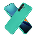 kwmobile Case kompatibel mit Samsung Galaxy A57 5G Hülle - Schutzhülle aus Silikon metallisch schimmernd - Handyhülle Metallic Dunkelgrün Metallic Dunkelgrün  