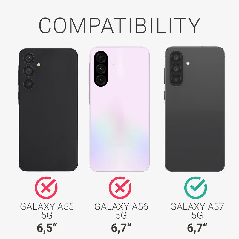 3x Matte Screen Protector compatible with Samsung Galaxy A57 5G