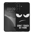 kwmobile Case Compatible with Samsung Galaxy A57 5G - Silicone Phone Cover - Don't touch my Phone