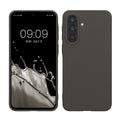 kwmobile Hülle kompatibel mit Samsung Galaxy A37 5G Hülle - weiches TPU Silikon Case - Cover geeignet für kabelloses Laden - Dunkelgrau Dunkelgrau  