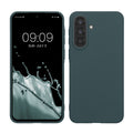 kwmobile Hülle kompatibel mit Samsung Galaxy A37 5G Hülle - weiches TPU Silikon Case - Cover geeignet für kabelloses Laden - Dunkler Schiefer Dunkler Schiefer  