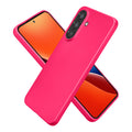 kwmobile Case kompatibel mit Samsung Galaxy A37 5G Hülle - Schutzhülle aus Silikon metallisch schimmernd - Handyhülle Metallic Pink Metallic Pink  
