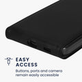 kwmobile Protective Case Compatible with Samsung Galaxy A37 5G - Flip Case Phone Cover