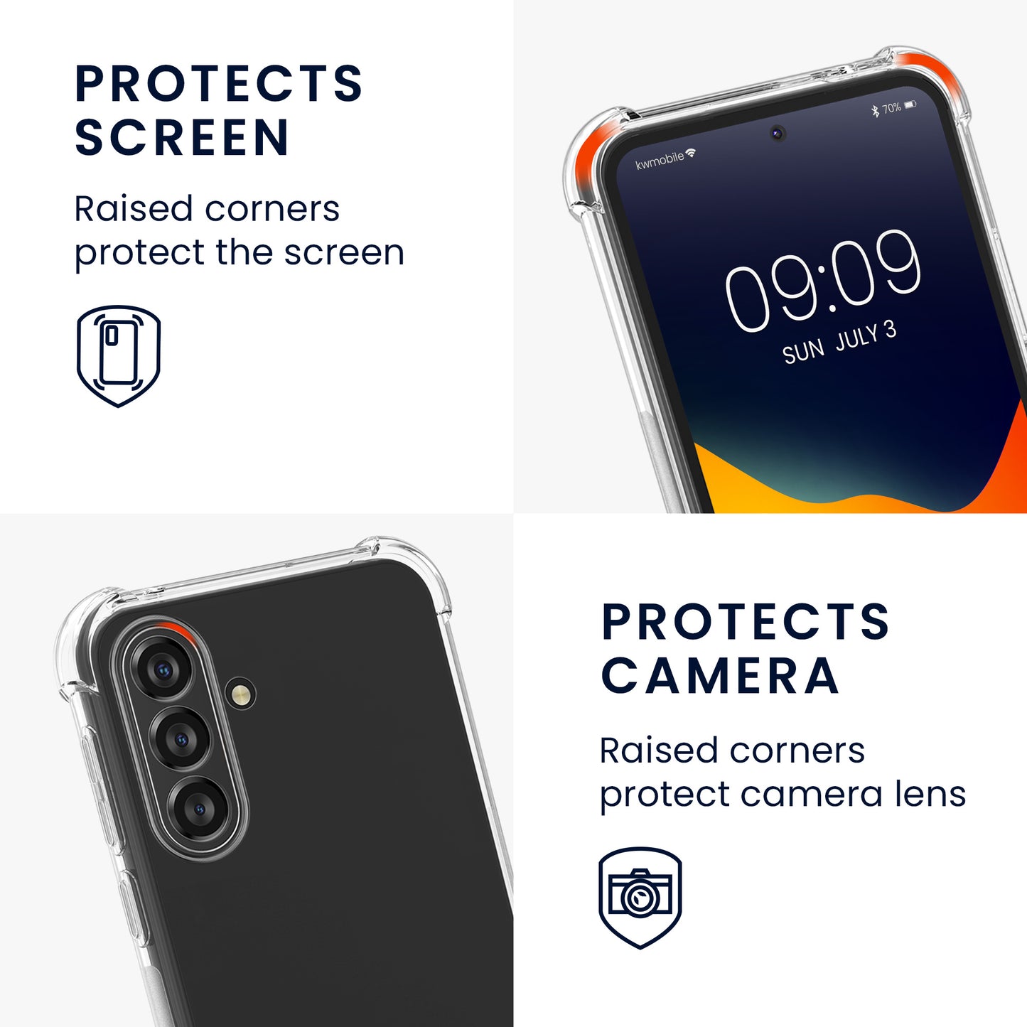 kwmobile Necklace Case compatible with Samsung Galaxy A37 5G Cover