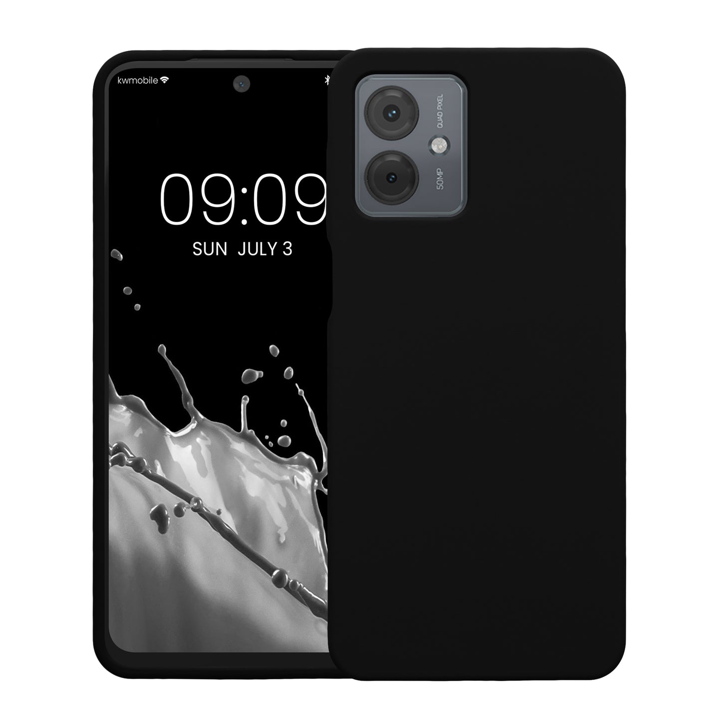 kwmobile Phone Case for Motorola Moto G14 - Silicone Case - Wireless Charging - Protective Cover