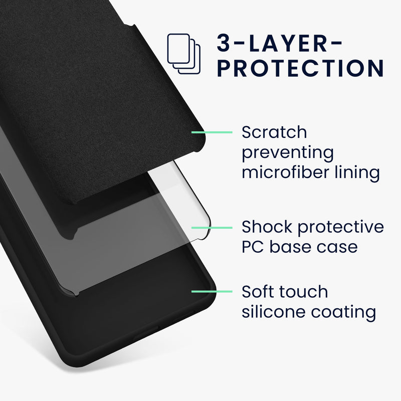 kwmobile Phone Case for Motorola Moto G14 - Silicone Case - Wireless Charging - Protective Cover