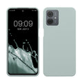 kwmobile Hülle kompatibel mit Motorola Moto G14 Hülle - Silikon Handy Case - Handyhülle weiche Oberfläche - kabelloses Laden - Cool Mint Cool Mint  